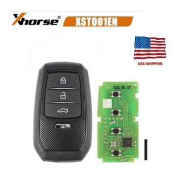 XHORSE Fit For Toyota XM38 4D 8A 4A Smart Remote Key 4 Buttons Key XSTO01EN