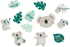 Koala Bear Animal Cute Kids Birthday Party Wall Decoration Paper Cutouts