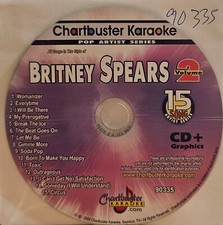90335 BRITNEY SPEARS CHARTBUSTER KARAOKE CDG RARE