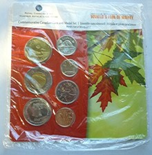 2012 CANADA - UNC SET (7) - ANA WORLD MONEY FAIR - PHILADELPHIA- RCM SEAL - RARE