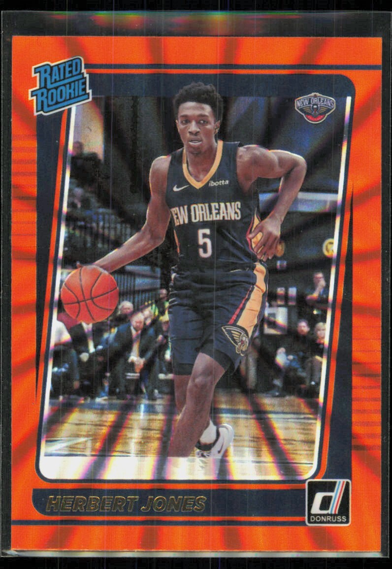2021-22 Panini Donruss Rated RookiebHolo Orange Laser Herbert Jones #207