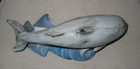 11 x 5.5 inch Ceramic Dolphin Table / Shelf Ornament, Numbered 189 on Bottom — photo 3
