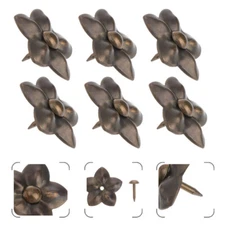 60 Pcs Furniture Upholstery Pins Iron Antique Tacks Vintage Nails Metal Trim