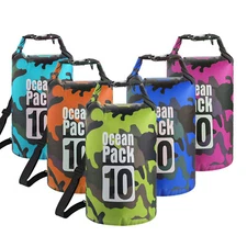 10L Waterproof DryBag Sack Backpack Ocean Pack Floating Boating Kayaking Camping