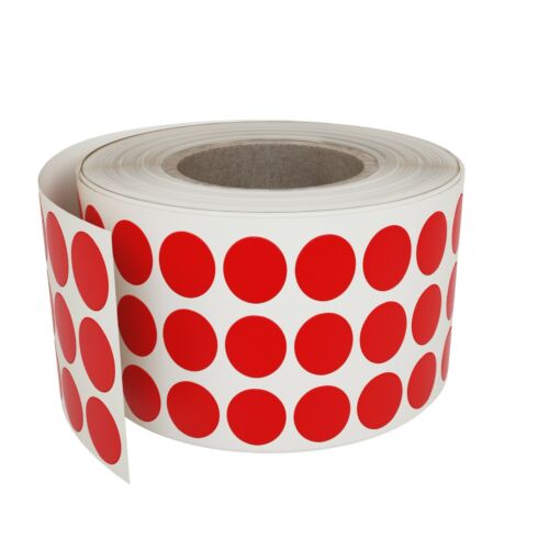Kleine Farbcodierung Etiketten Aufkleber 1/4 Zoll 8 mm Punkte zum Markieren - Bild 22 von 99