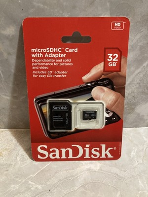 SanDisk 32gb Class 4 microSDHC Memory Card