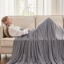 Cooling Blanket for Hot Sleepers Dual-Sided Lightweight Summer Throw 60x80