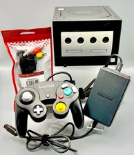 Nintendo GameCube Black DOL-001 Console Controller OEM AC Tested JP