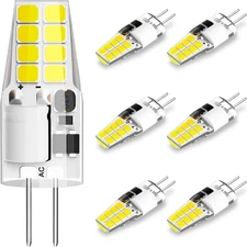 G4 LED Bulb T3 JC Bi-Pin Base 3W AC/DC 12V Daylight White 6000K 20W-25W Halogen