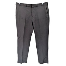 Classic Black Dress Pants Dockers Signature Tailored Work Trousers 38x30