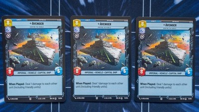 Star Wars Unlimited: Hoth -Avenger - Hunting the Rebels x3 IBH 72/104