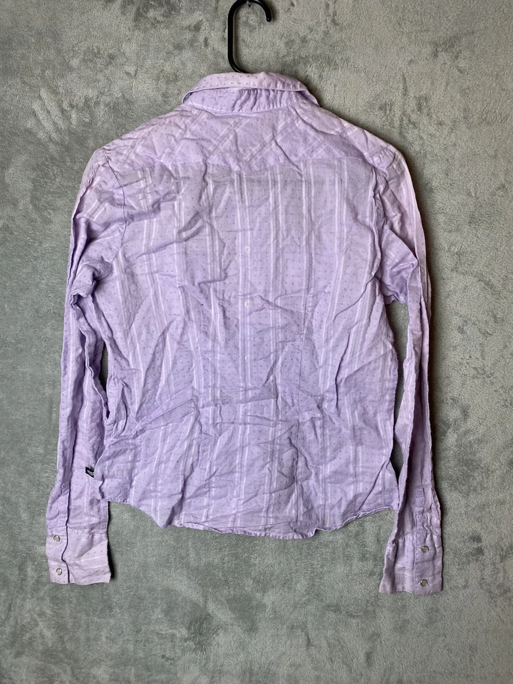 Cruel Girl Womens M Button-Up Shirt Purple 100% Cotton - Image 2 of 4