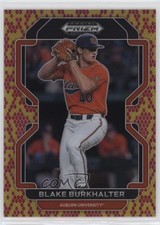 2022 Panini Prizm Draft Picks Snakeskin Prizm 21/25 Blake Burkhalter #PDP76 qf6