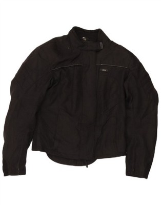 IXS Womens Racer Jacket UK 10 Small Black Polyester Motorcycle AB24