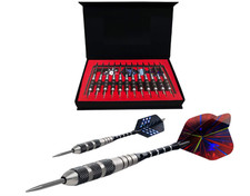 Set de dardos profesionales, agarre firme, incluye alas extra y afilador