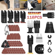 116x Sägeblatt Multifunktionswerkzeug Zubehör Set Multitool für DeWalt Makita DE