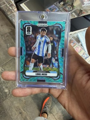 2026 Panini Prizm Fifa World Cup - Lionel Messi #10 Teal Wave Prizm 92/99