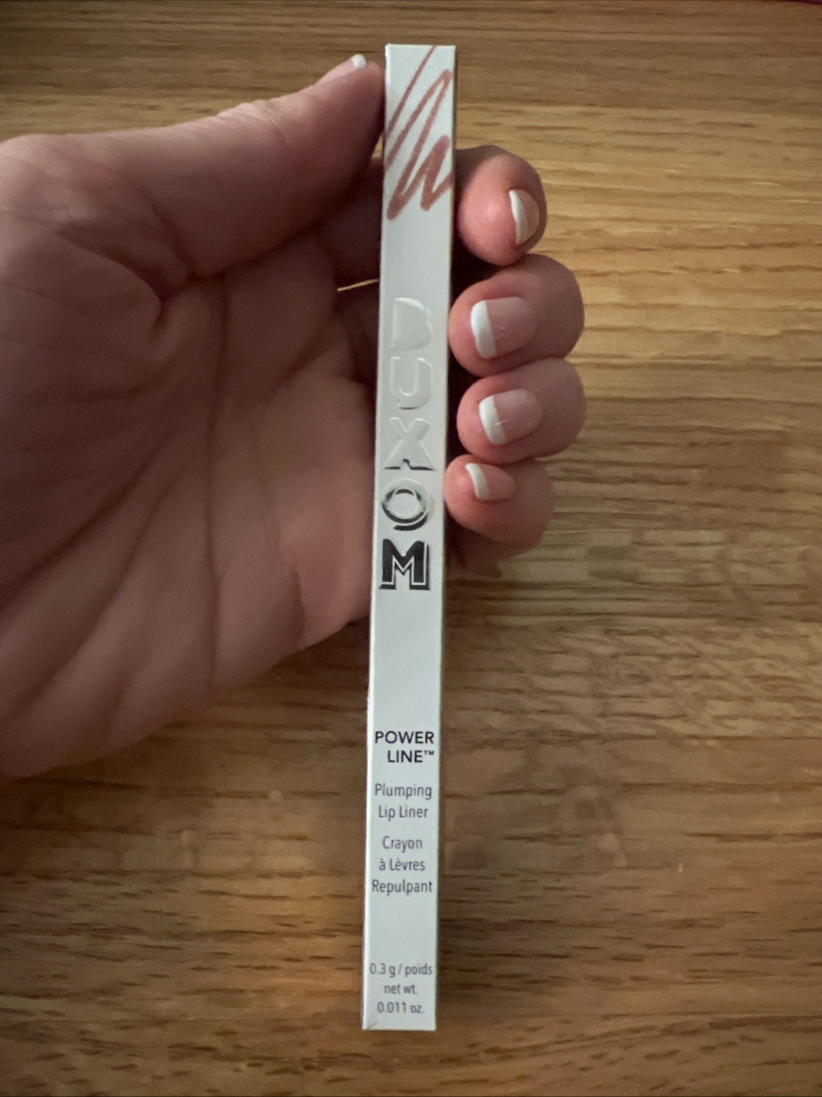 Buxom Power Line Plumping Lip Liner Smooth Spice 0.011oz Full Size Nude Overliner