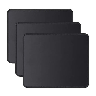 3X Non-Slip Mouse Pad Stitched Edge PC Laptop For Computer PC Gaming Rubber Base