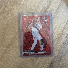 2024-25 Panini Mosaic - Rookies Donovan Clingan #246 Red Seismic Mosaic Prizm...