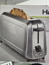 Hamilton Beach 22999 Long-Slot 2-Slice Toaster, Stainless Steel. Open box Dented