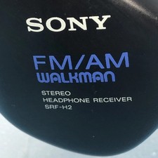 Sony SRF-H2 Walkman Headset Headphones AM FM Portable Radio. Tested and Working