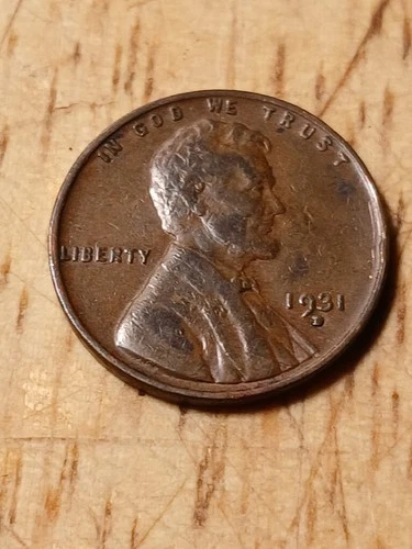 Lincoln Wheat Cent 1931 D VF #5