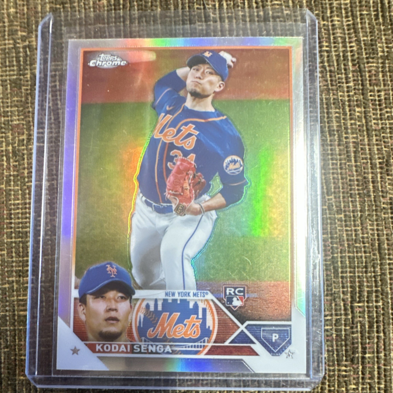 2023 Topps Chrome Kodai Senga #217 Refractor Rookie New York Mets
