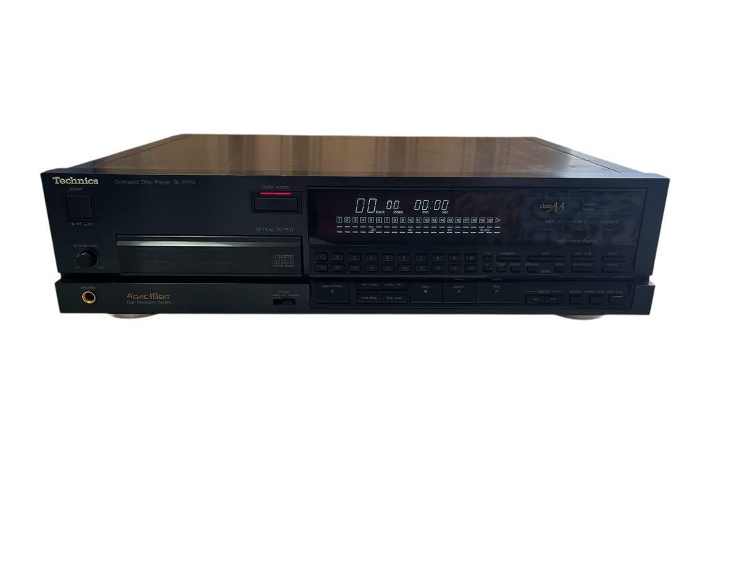 その他 TECHNICS SL-P770 Technics SL-P770 Compact Disc CD Player 4DAC 18bit Digital