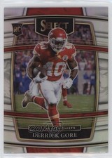 2021 Panini Select Concourse Silver Prizm Derrick Gore #84 16wm
