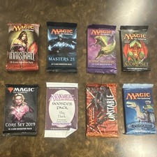 MTG Booster Pack Lot 8 Packs The Dark Coldsnap Innistrad Masters 9th Ed