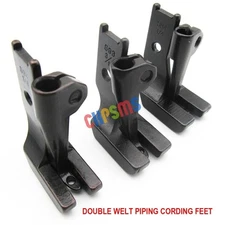Double Piping Cording Foot FOR BROTHER LS2-B837, JUKI LU-1508, LU-1510, LU-1560