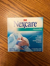 3M Nexcare Reusable Cold Pack 4 inches x 10 inches (10 cm x 25 cm) NEW IN BOX