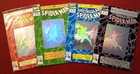 Spider-Man 26, Amazing 365, Web 90, Spectacular 189 30th anniv hologram set of 4