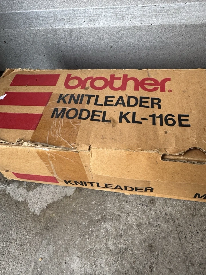DE COLECCIÓN NOS Brother Knitleader Knit Leader KL-116E para máquina de tejer Foto 2 de 4