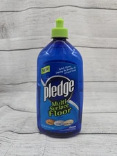 Pledge Multi Surface Floor Cleaner Squirt & Mop Blue Fresh Scent 70% Full