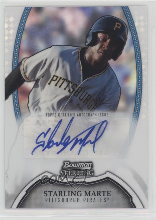 2011 Bowman Sterling Prospect Refractor /199 Starling Marte #BSP-SM Auto g2d