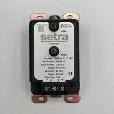 Setra Systems Model 264 Differential Pressure Transducer +/-0.1" WC 4-20mA 24VDC