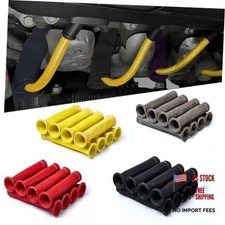 8PCS Spark Plug Wire Boot Covers 3500 Heat Shields for LS1 LS2 LS3 SBC Black