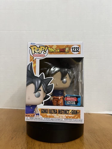 Funko Pop! Dragon Ball Z Super #1232 Goku Ultra Instinct Sign NYCC 2022 Original