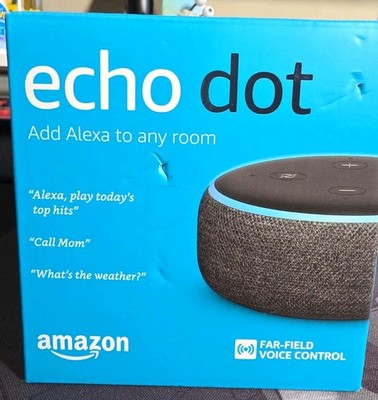 Amazon Echo Dot (3rd Generation) Smart Speaker - Charcoal