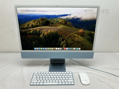Apple 24" iMac w/ Retina 4.5K display M1 8GB Memory 256GB SSD Blue