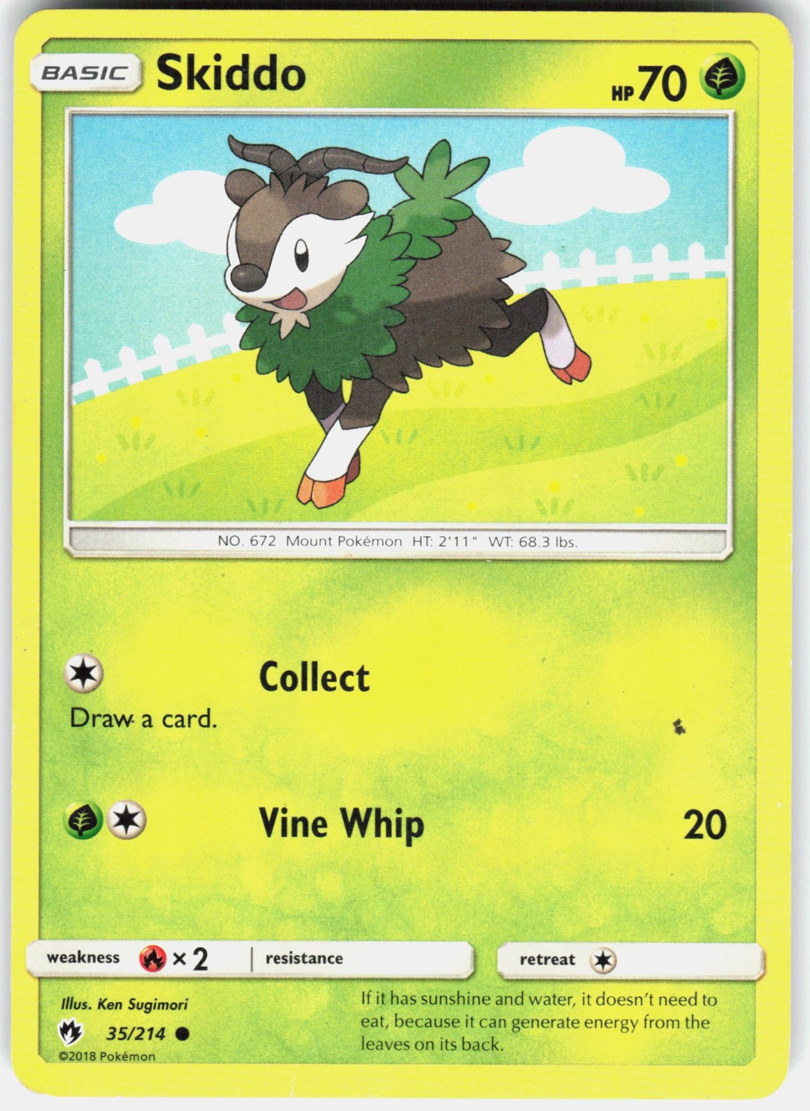 Skiddo SM - Lost Thunder 35/214 MP