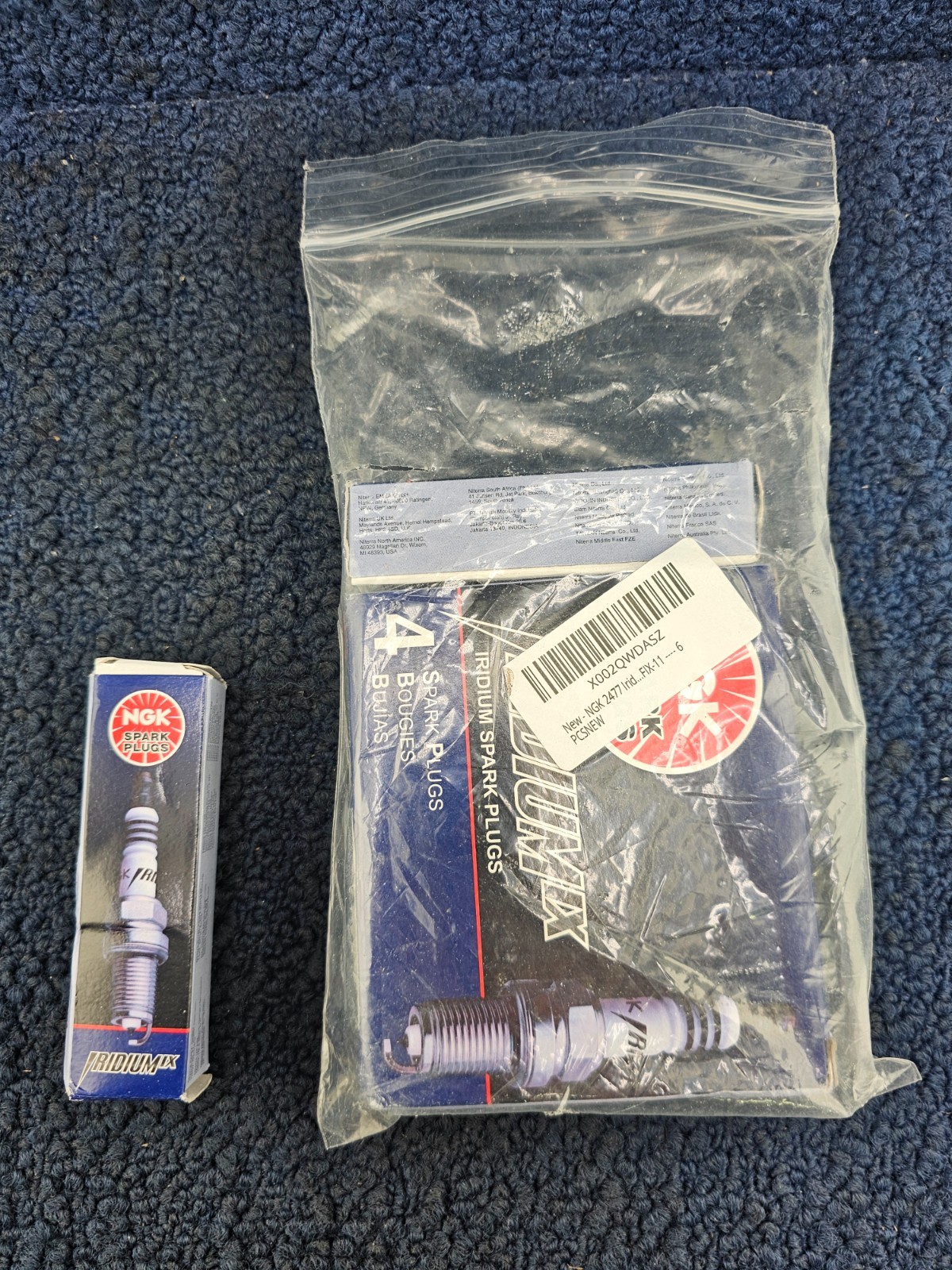 QTY 6 NGK 2477 ZFR5FIX-11: Iridium IX Spark Plug Fits 2008-2009 Kia Spectra