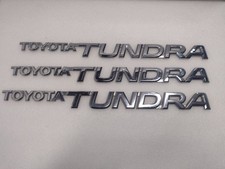 00-06 Toyota Tundra Side Door Rear Emblem Logo Tailgate Chrome Oem 2000-2006 Trd 00-06 Toyota Tundra Side Door Rear Emblem Logo Tailgate Chrome Oem 2000-2006 Trd