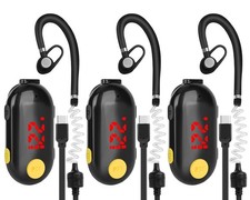 T-M9 Super Mini Walkie Talkies with Headsets,25 Channel Small Two Way Radio R...