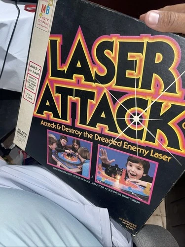 Vintage Laser Attack Game 1978 Milton Bradley 100% Complete 🔥‼️