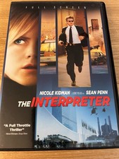 The Interpreter DVD Sean Penn Nicole Kidman - Ships Same Day With Tracking
