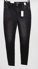Judy Blue Skinny Fit Jeans Womens 15/32 Long Black High Waist Stretch 34"L New