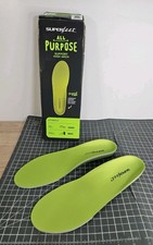 Superfeet All-Purpose Support High Arch Insoles Green Size D M 7.5-9, W 8.5-10 